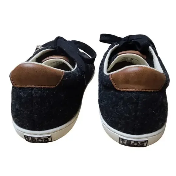 Taos Star Burst Black Lace Up Sneakers Shoes NEW Women's Size 6 1/2